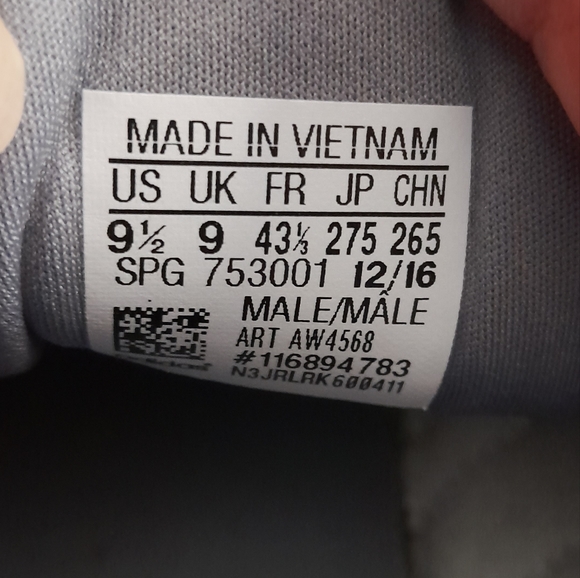 Adidas Neo Men's 9.5 Cloudfoam Ultra Comfort Daily Gray Walking - Picture 6 of 6